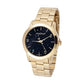 Nine2Five Women’s Pearly Black Dial Gold Tone Stainless