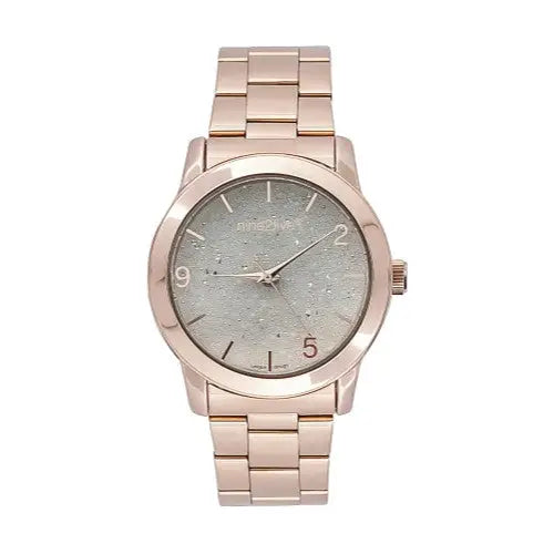 Nine2Five Women’s Pearly White Dial Rose Gold Stainless