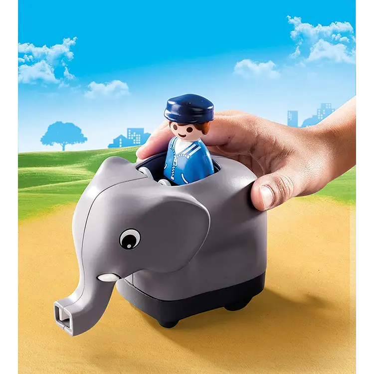 Playmobil 1.2.3 - Animal Train 70405 (for kids 18 months