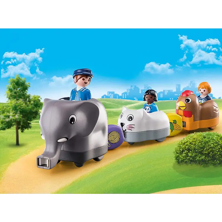 Playmobil 1.2.3 - Animal Train 70405 (for kids 18 months
