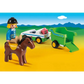 Playmobil 1.2.3 Car with Horse Trailer 70181 (for Kids 18