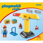 Playmobil 1.2.3 Construction Crane 70165 (for Kids 18 months