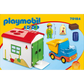 Playmobil 1.2.3 Dump Truck with Sorting Garage 70184 (for