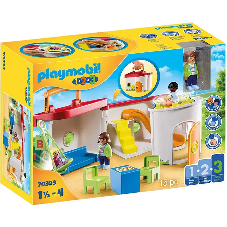 Playmobil 1.2.3 - My Take Along Preschool 70399 (for Kids 18