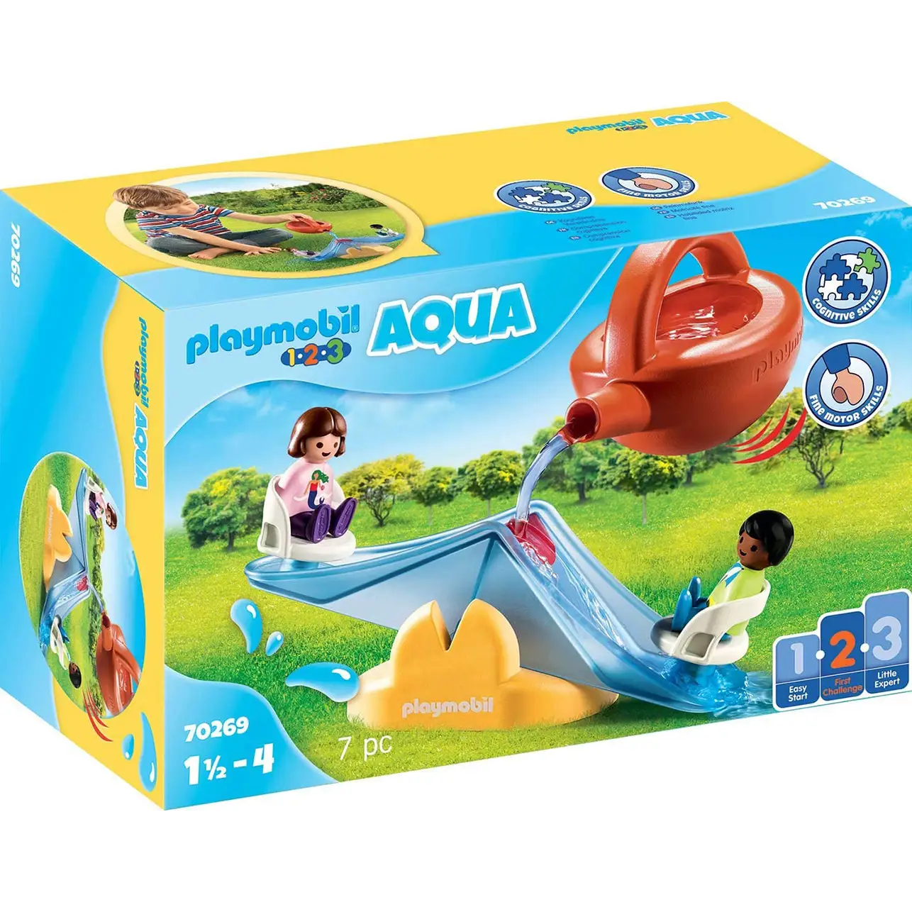 Playmobil 1.2.3 Water Seesaw w/ Watering Can 70269 (kids 18