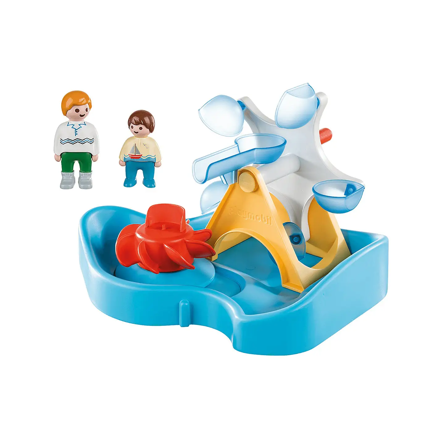 Playmobil 1.2.3 Water Wheel Carousel 70268 (kids 18 months