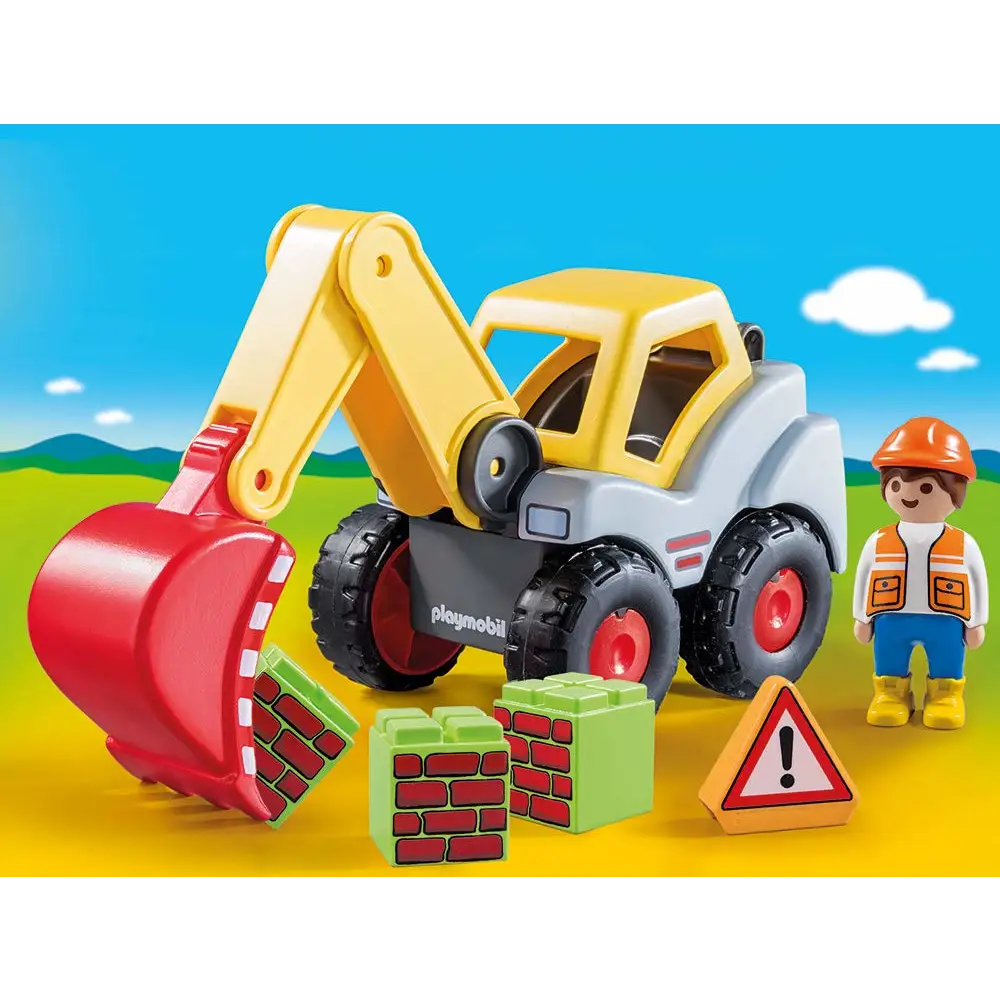 Playmobil 70125 1.2.3. Shovel Excavator - Misc