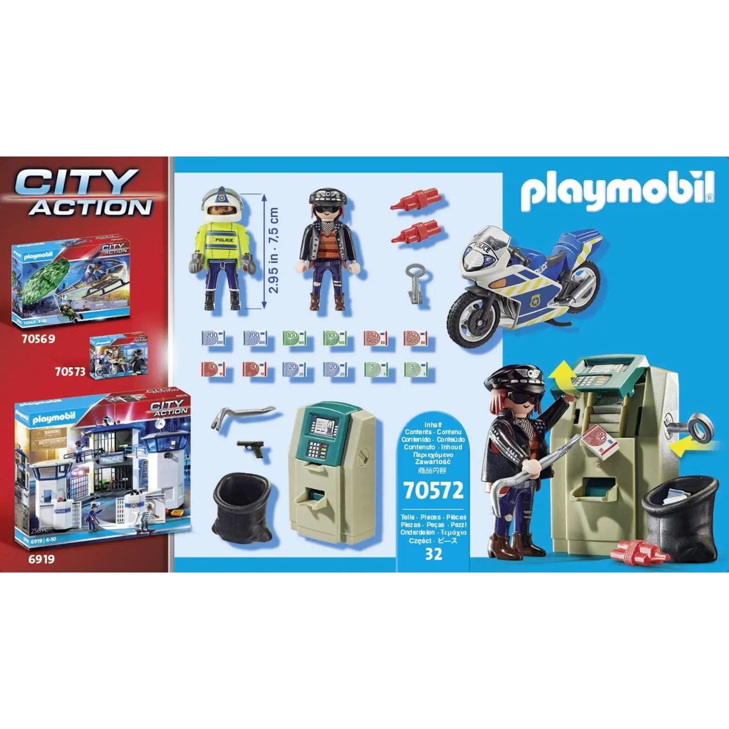 Playmobil City Action - Bank Robber Chase 70572 (for Kids 4