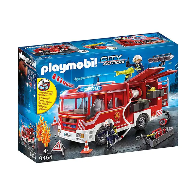 Playmobil City Action Fire Engine 9464 (for Kids 4 and up) -