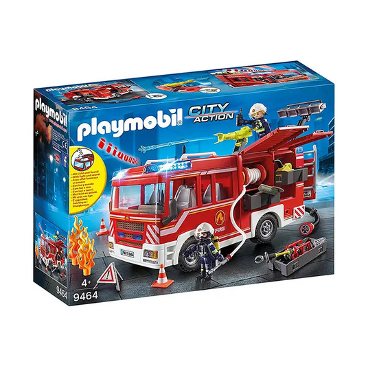 Playmobil City Action Fire Engine 9464 (for Kids 4 and up) -