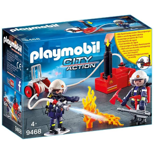 Playmobil City Action Firefighters with Water Pump 9468 (for