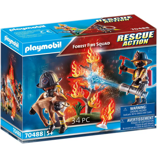 Playmobil City Action - Forest Fire Squad 70488 (for Kids 5
