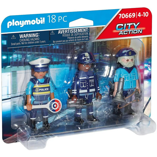 Playmobil City Action - Police Figure Set 70669 (for kids 4