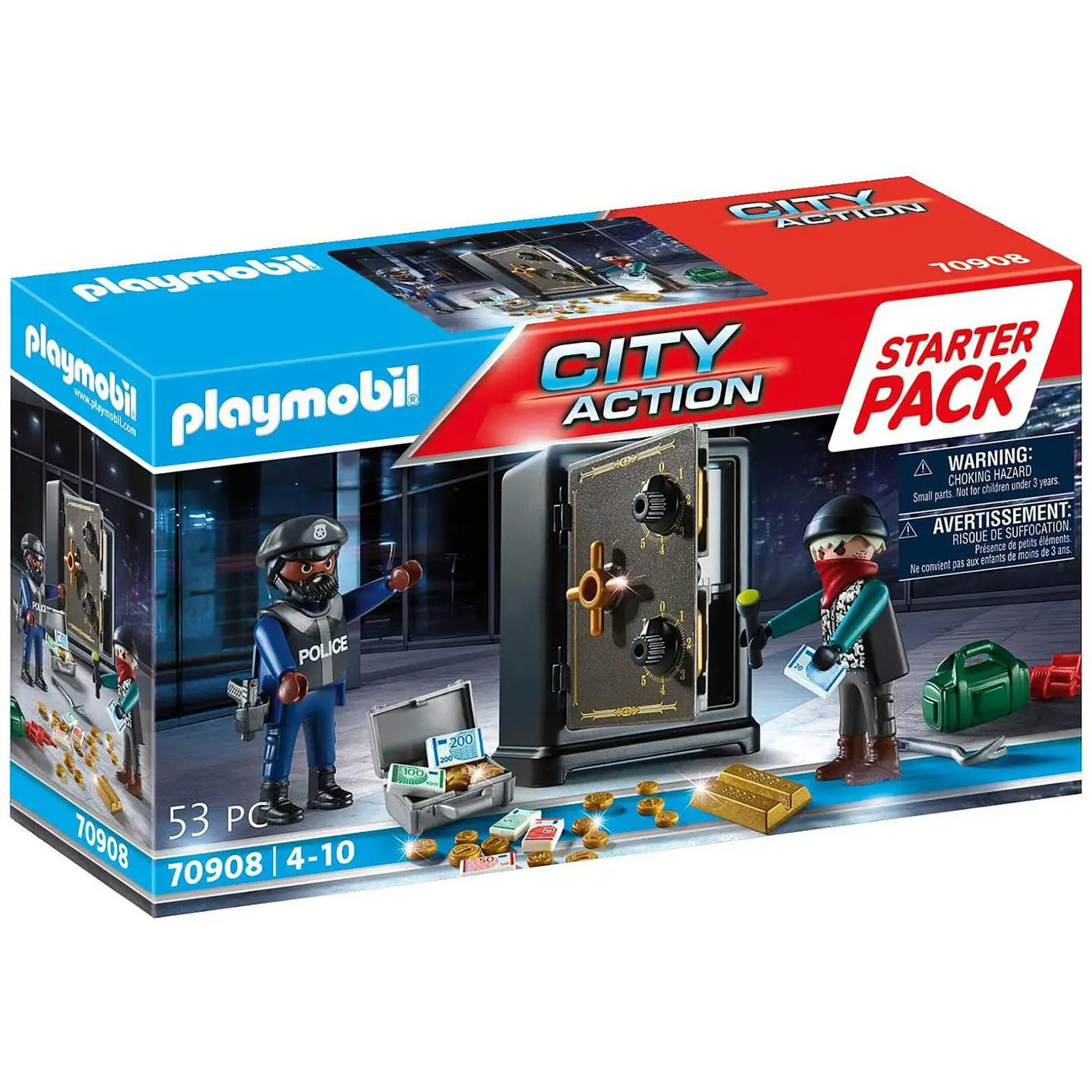 Playmobil City Action - Starter Pack Bank Robbery 70908