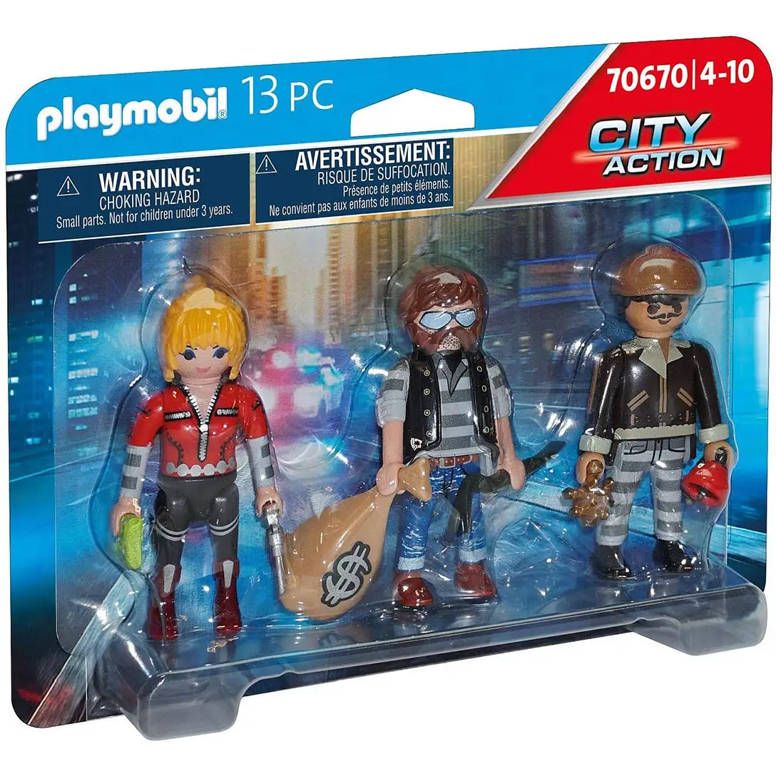 Playmobil City Action - Thief Figure Set 70670 (for Kids 4 -