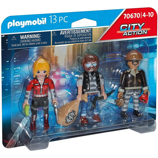 Playmobil City Action - Thief Figure Set 70670 (for Kids 4 -
