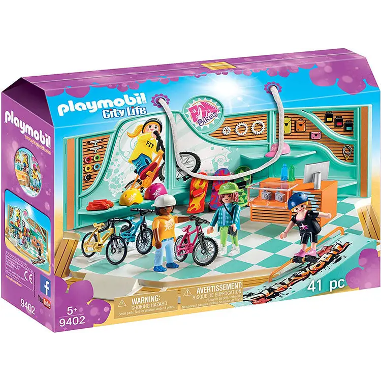 Playmobil City Life Bike and Skate Shop 9402 (for Kids 5