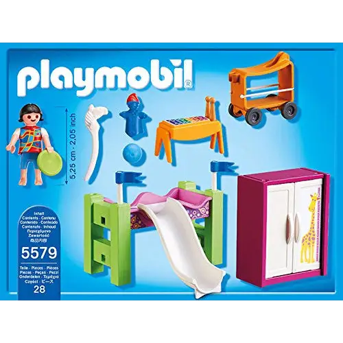Playmobil City Life Children’s Room with Loft Bed & Slide