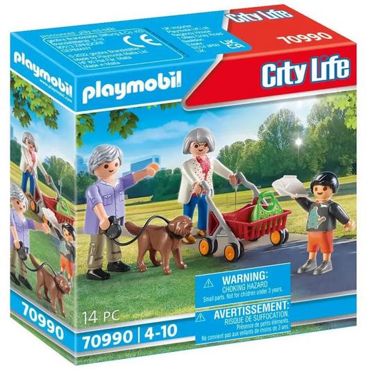 Playmobil City Life - Grandparents with Child 70990 (For
