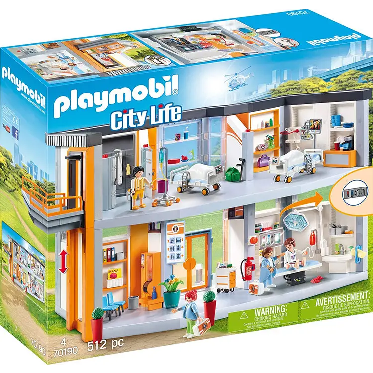 Playmobil City Life Large Hospital 70190 (for Kids 4 and up)