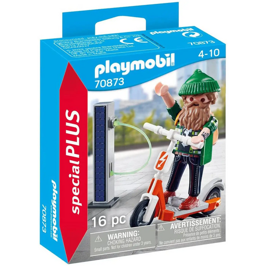 Playmobil City Life Man with E-Scooter 70873 (for Kids 4