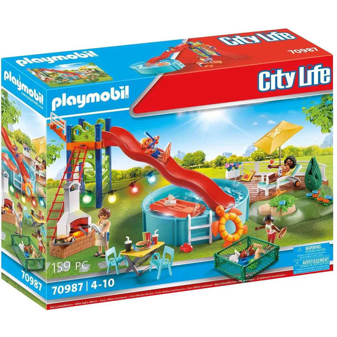 Playmobil City Life - Pool Party 70987 (for Kids 4 - 10
