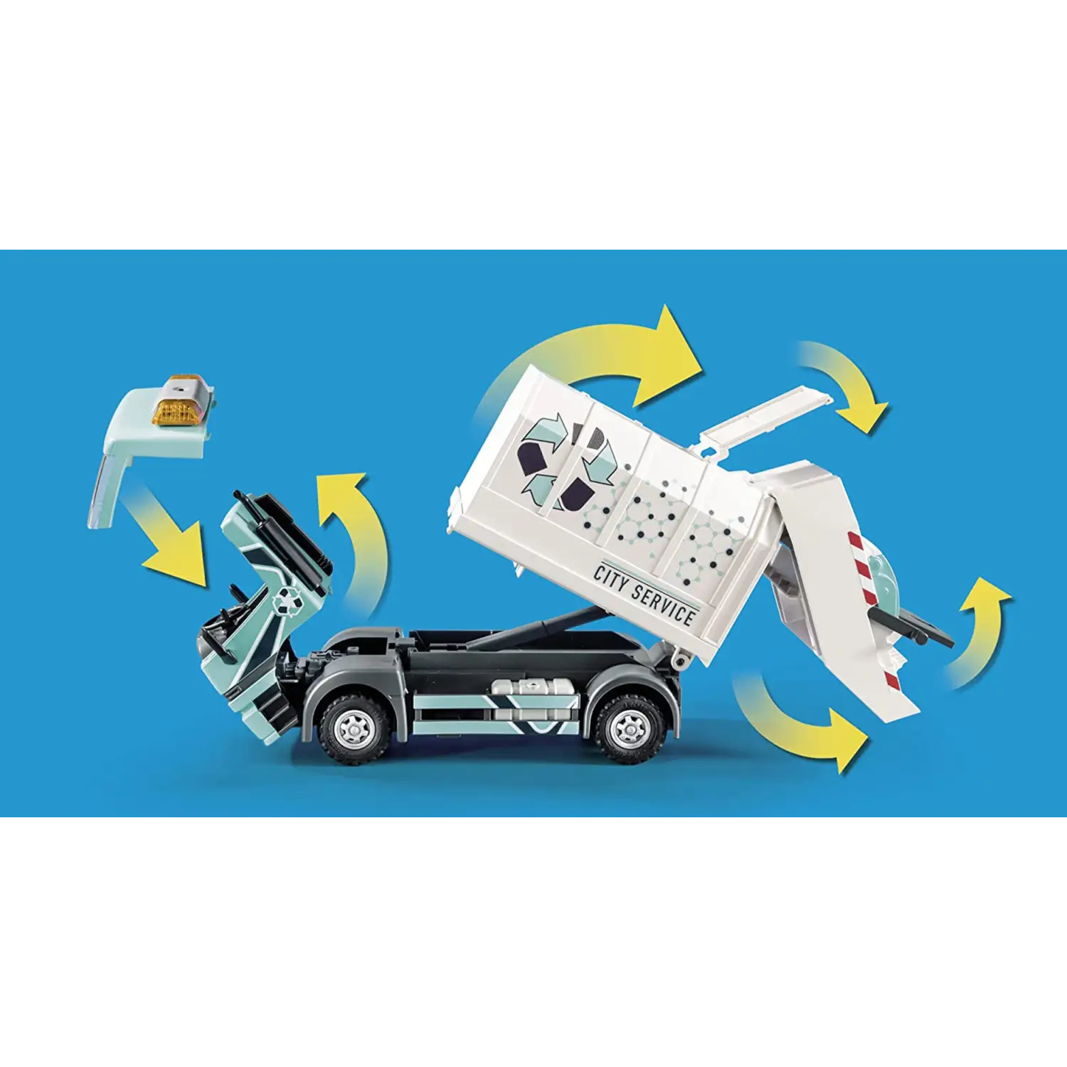 Playmobil City Life - City Recycling Truck 70885 (Kids 4