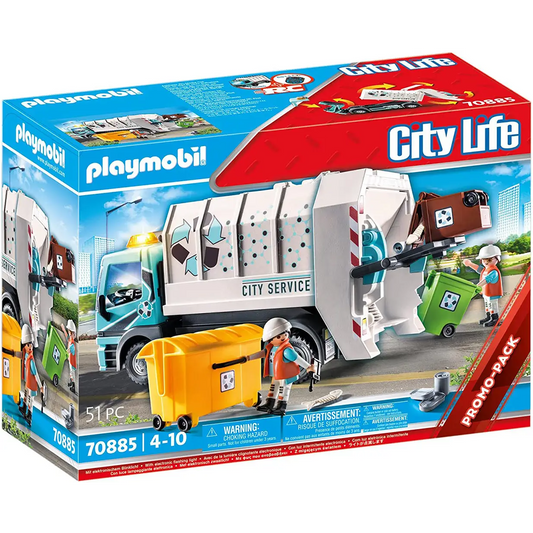Playmobil City Life - City Recycling Truck 70885 (Kids 4