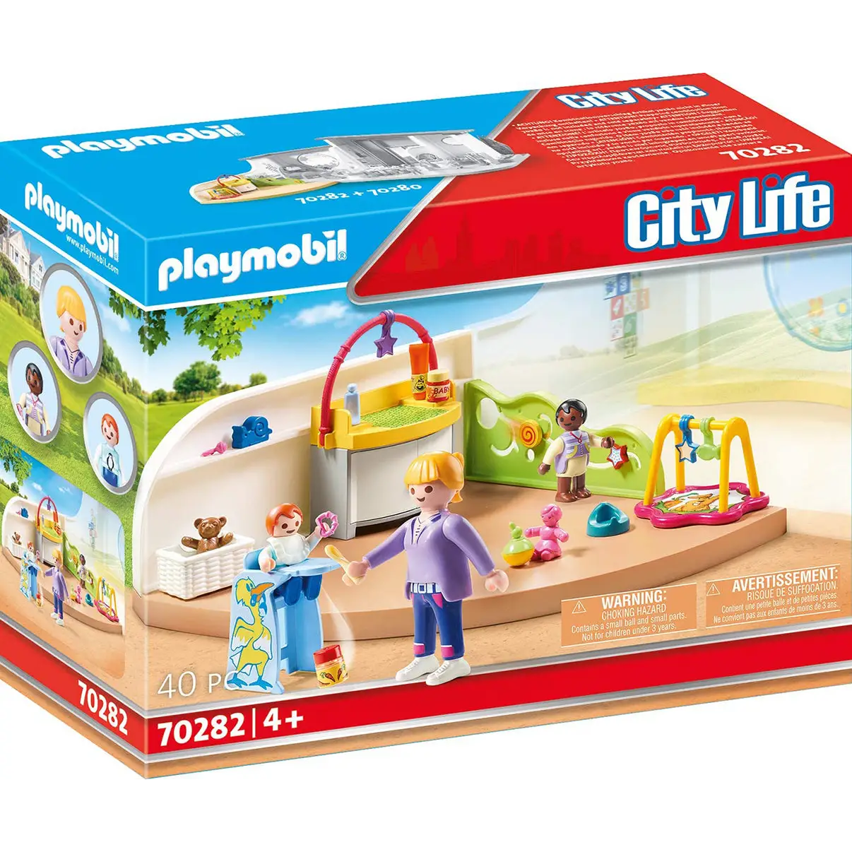 Playmobil City Life - Toddler Room 70282 (for kids 4 yrs old