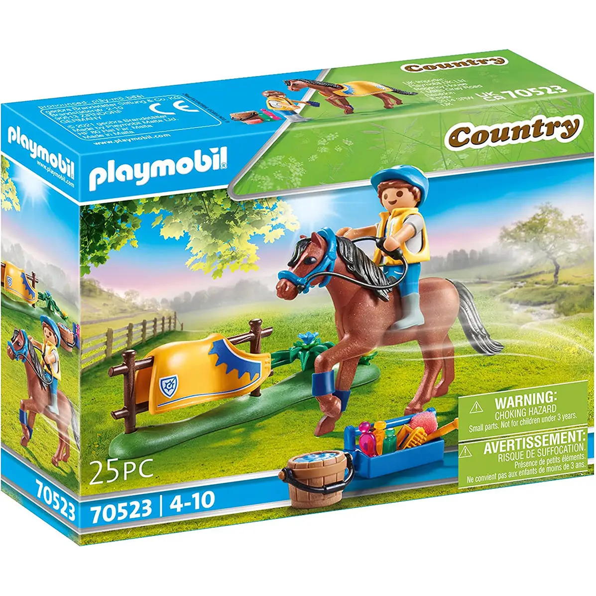 Playmobil Country - Collectible Welsh Pony 70523 (For Kids 4