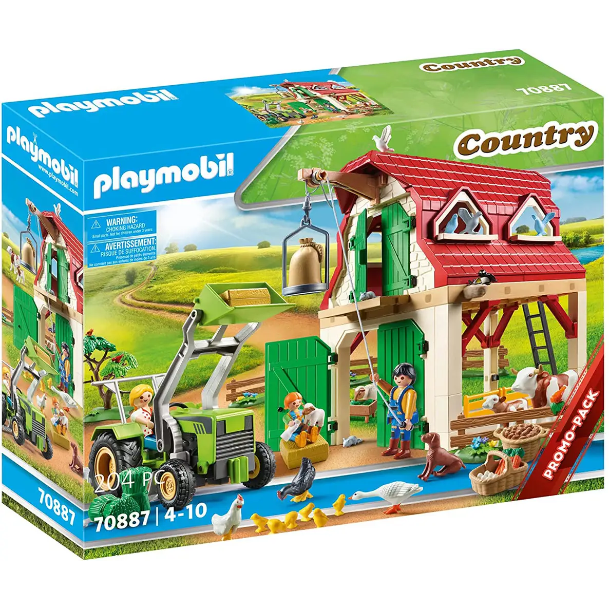 Playmobil Country - Farm with Small Animals 70887 (Kids 4