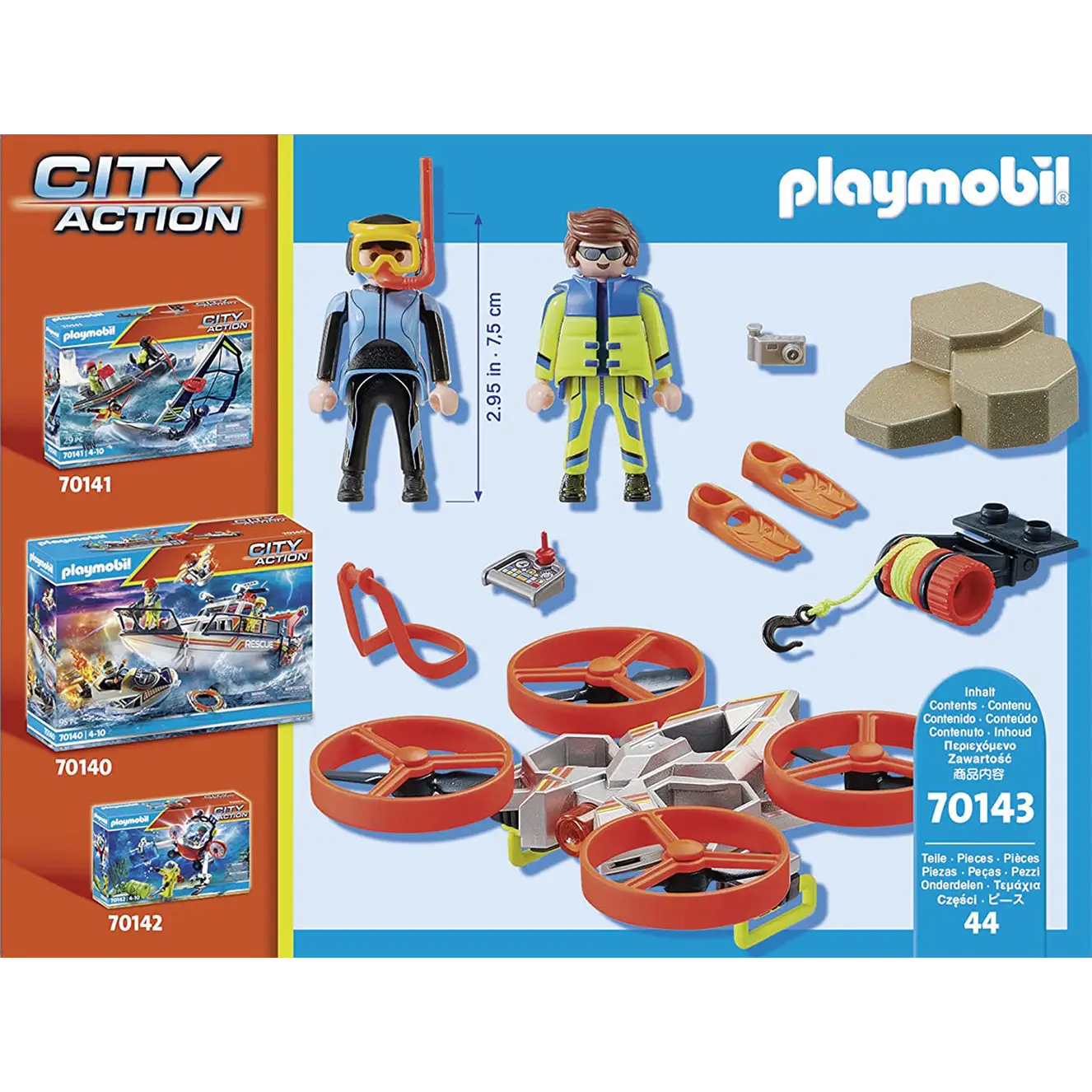 Playmobil Diver Rescue with Drone 70143 (For Kids 4 to 10