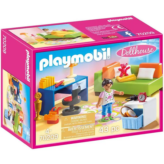 Playmobil Dollhouse Teenager’s Room Playset 70209 (for Kids