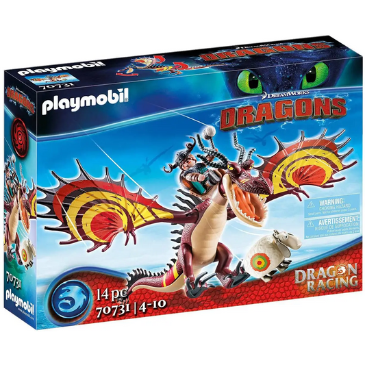 Playmobil Dragon Racing: Snotlout and Hookfang 70731 (Kids 4