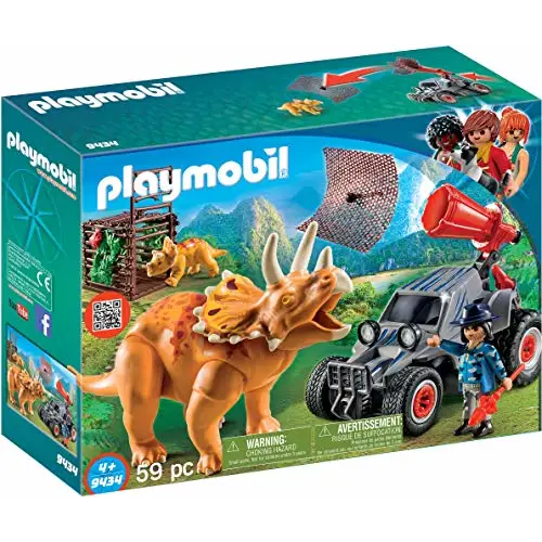 PLAYMOBIL Enemy Quad with Triceratops Building Set - Misc