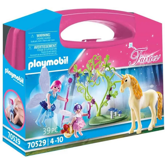 Playmobil Fairies - Fairy Unicorn Carry Case 70529 (for kids
