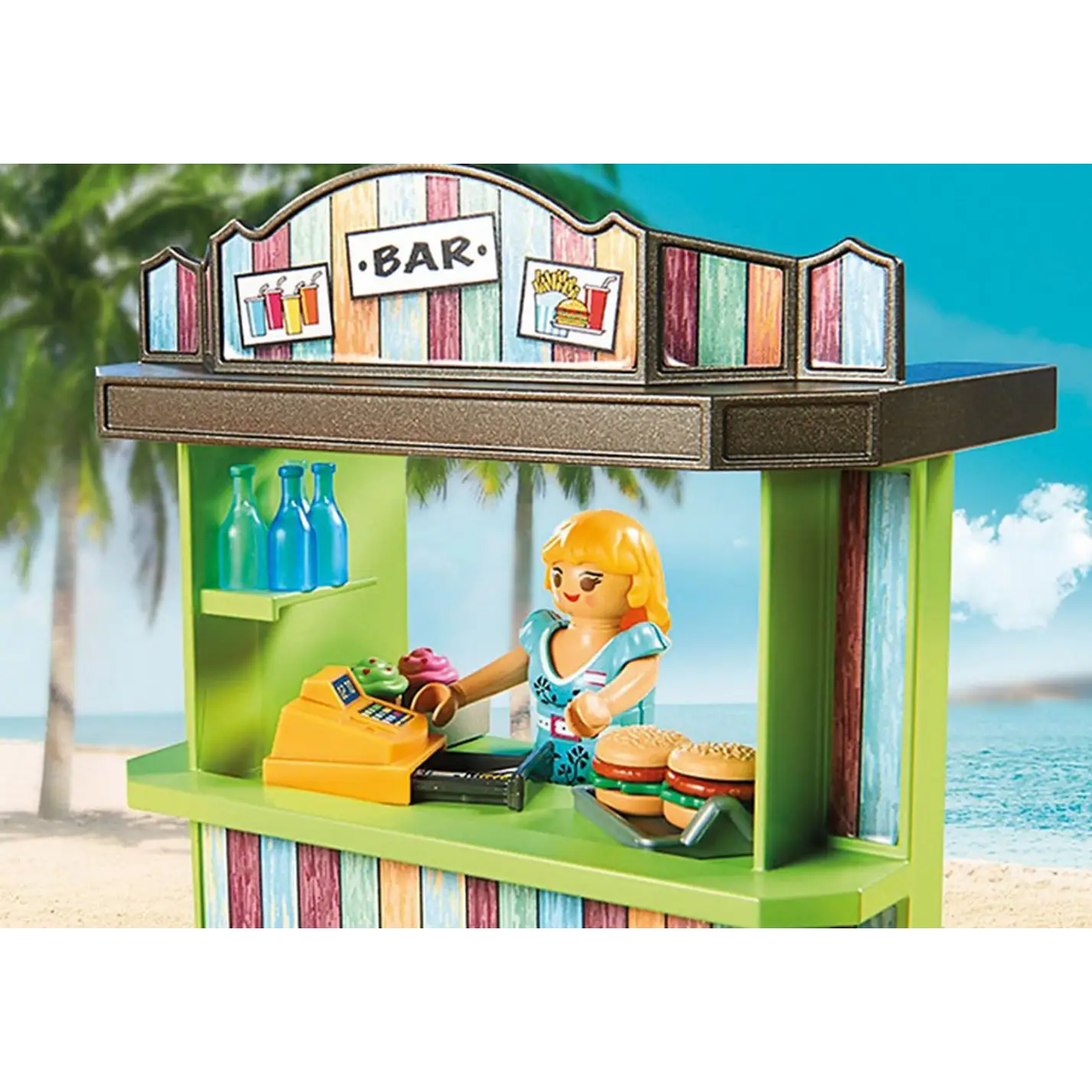 Playmobil Family Fun - Beach Snack Bar 70437 (for Kids 4 yrs old & up) –  shopemco