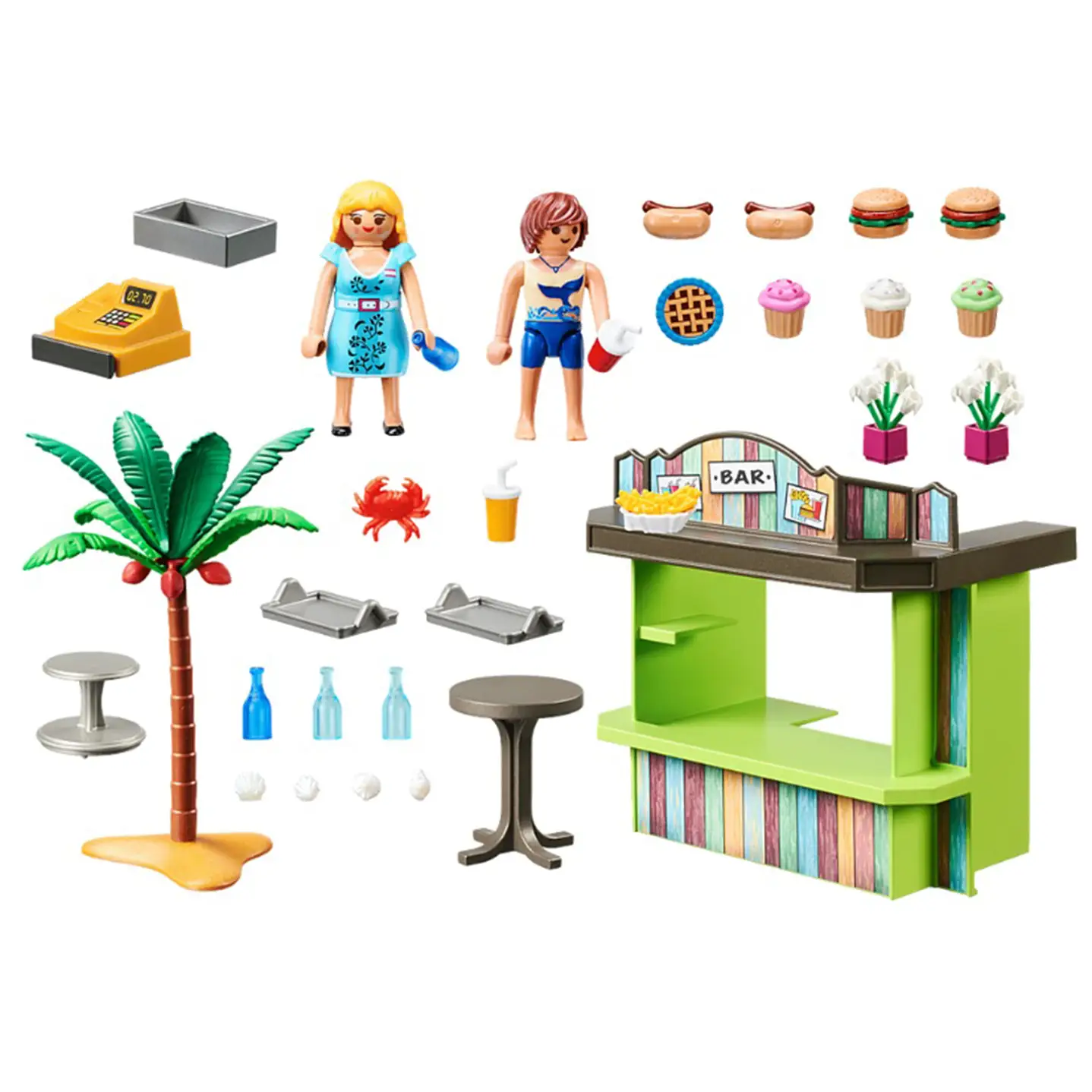 Playmobil Family Fun Beach Snack Bar 70437 for Kids 4 yrs old