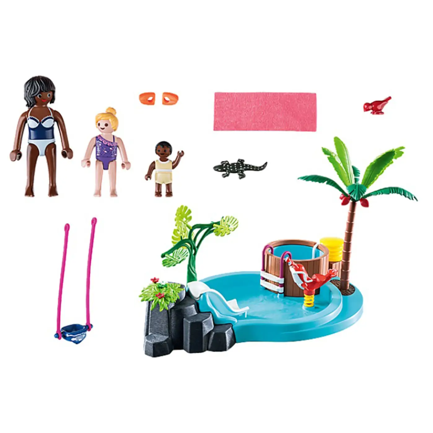 Playmobil Family Fun - Children’s Pool with Slide 70611