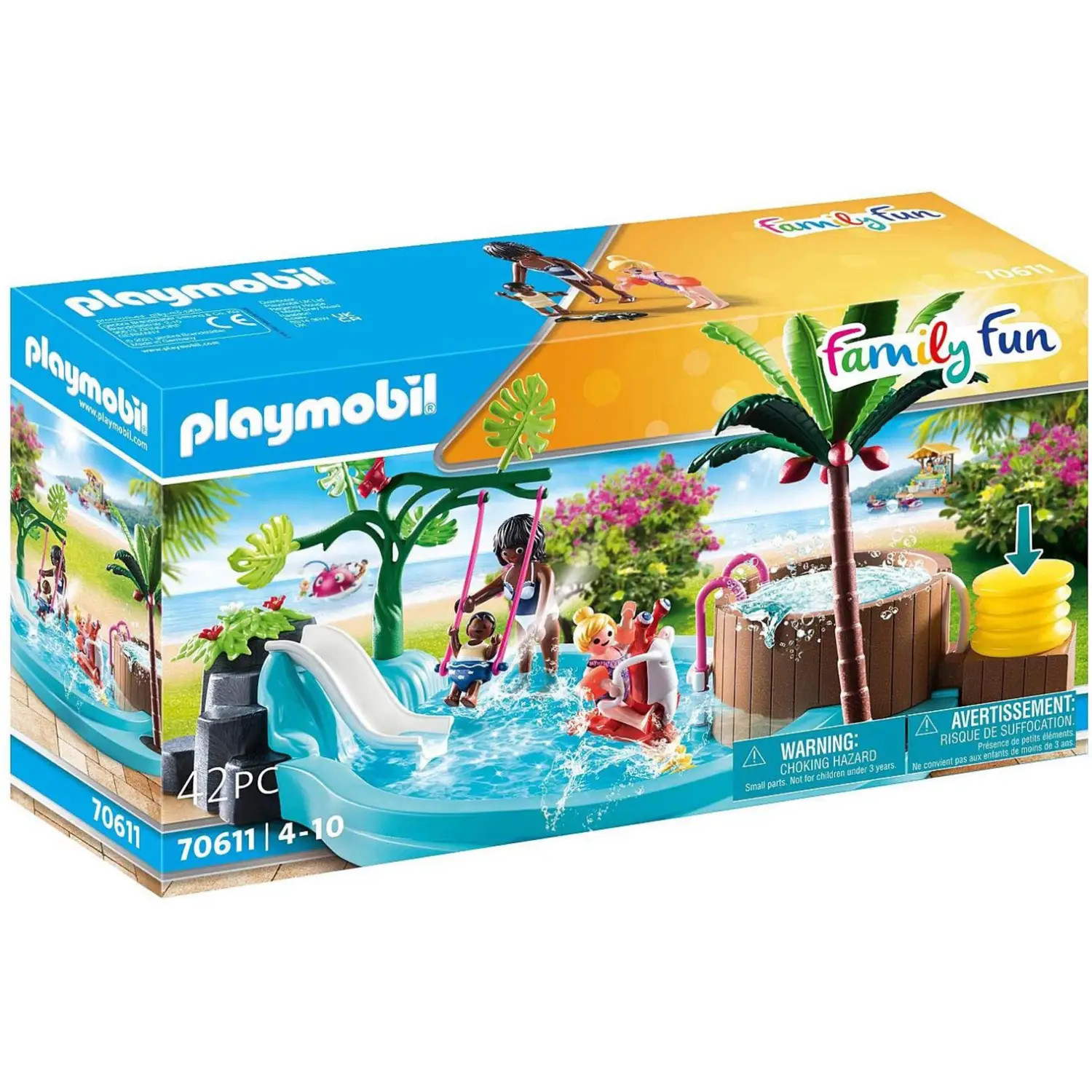Playmobil Family Fun - Children’s Pool with Slide 70611