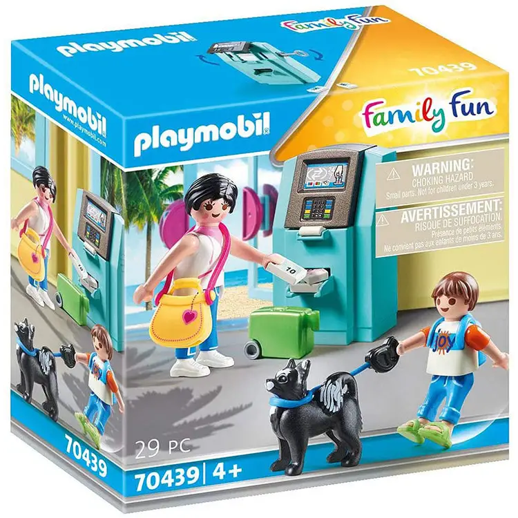 Playmobil Family Fun - Tourists with ATM 70439 (for kids 4
