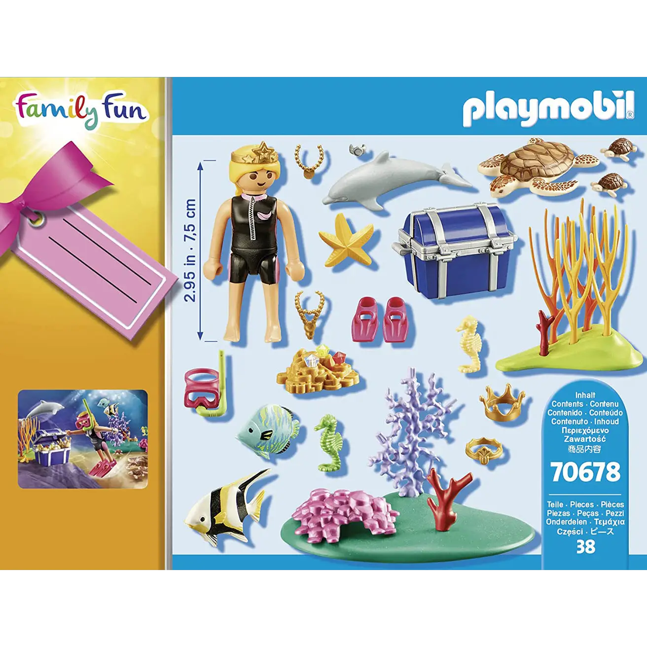 Playmobil Family Fun Treasure Diver Gift Set 70678 (for Kids