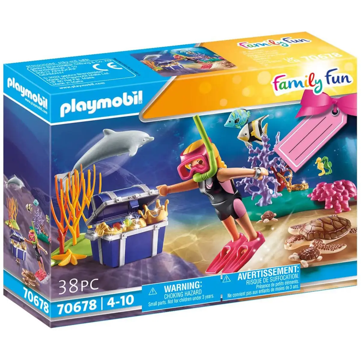 Playmobil Family Fun Treasure Diver Gift Set 70678 (for Kids