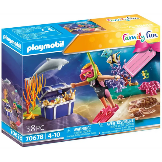 Playmobil Family Fun Treasure Diver Gift Set 70678 (for Kids