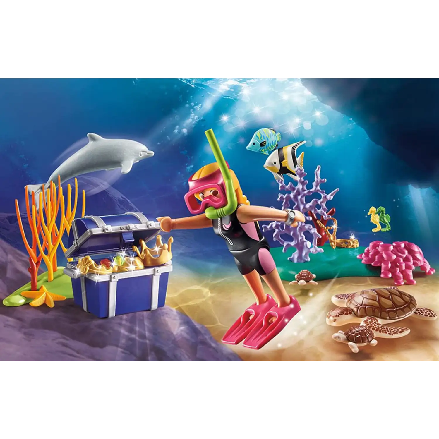 Playmobil Family Fun Treasure Diver Gift Set 70678 (for Kids