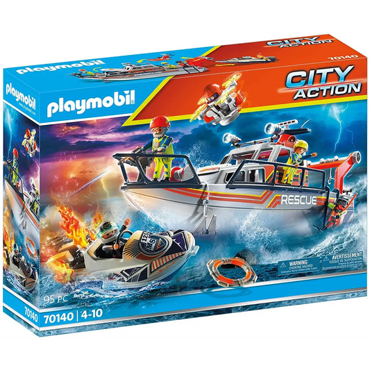 Playmobil Fire Rescue with Personal Watercraft 70140 (for