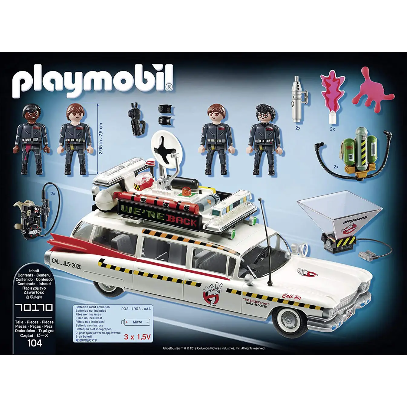 Playmobil Ghostbusters Ecto-1A 70170 for Kids 6 and up -
