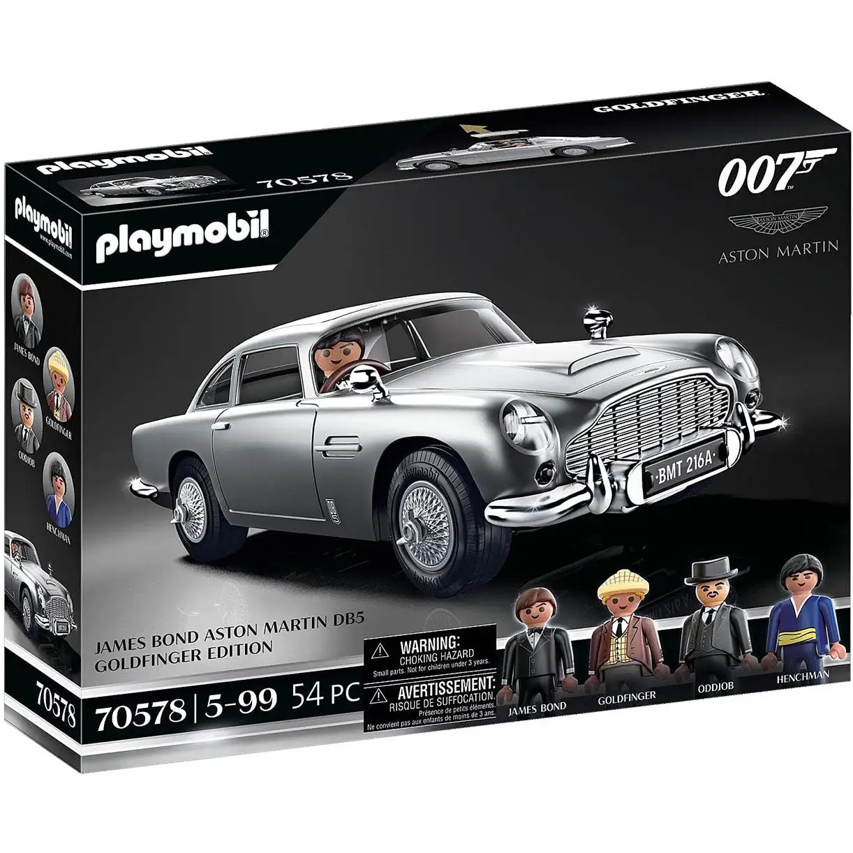 Playmobil James Bond Aston Martin DB5 - Goldfinger Edition