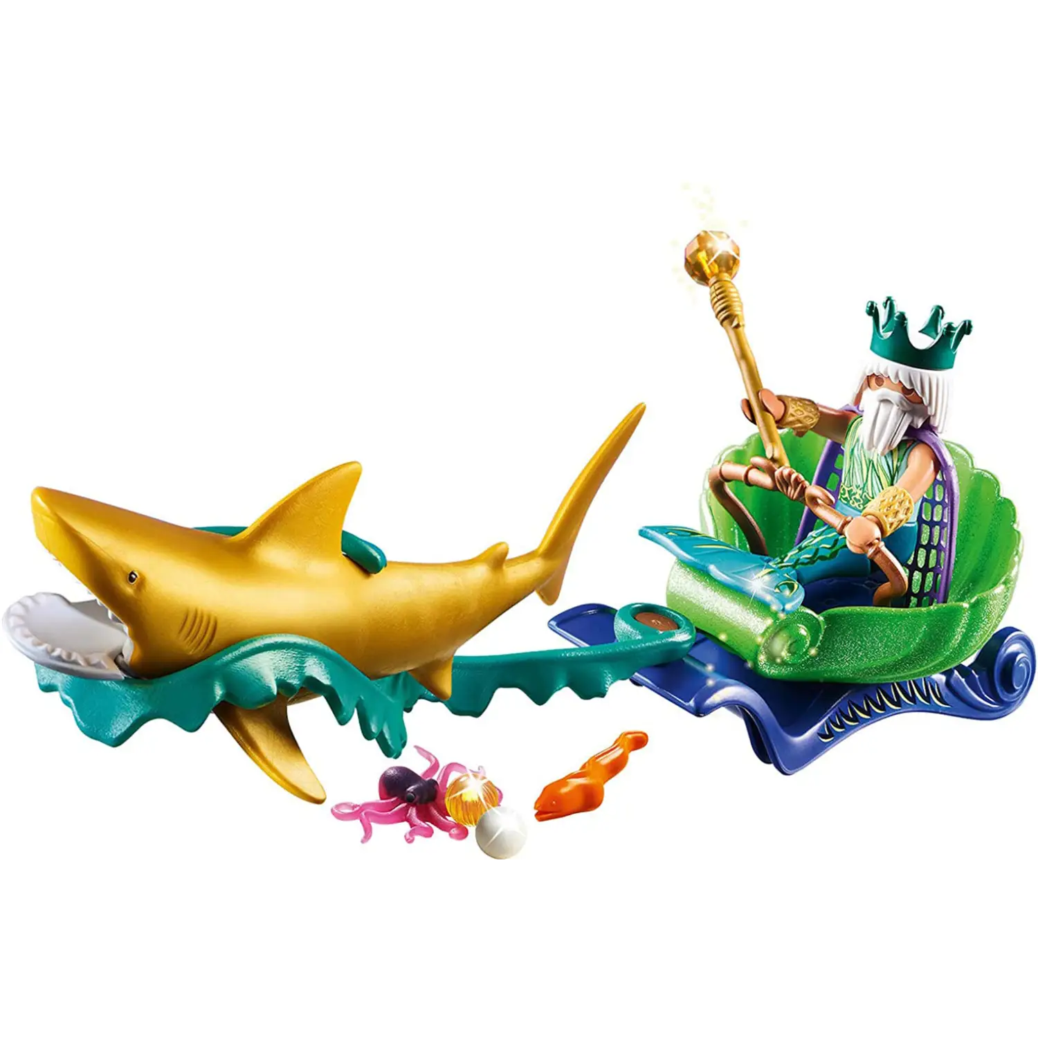 Playmobil Magic - King of the Sea w/ Shark Carriage 70097