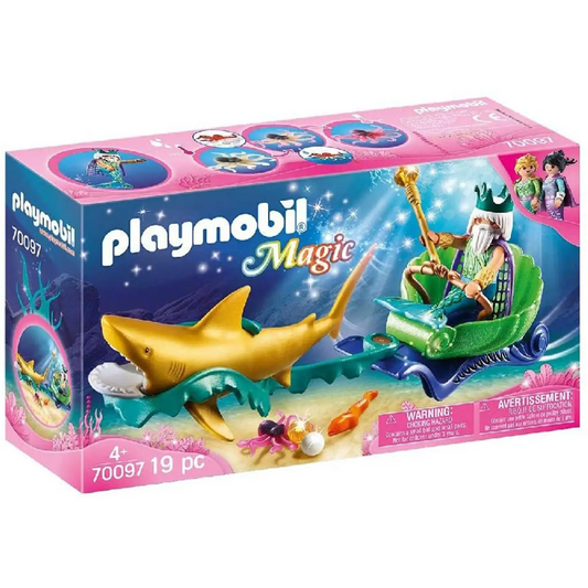 Playmobil Magic - King of the Sea w/ Shark Carriage 70097